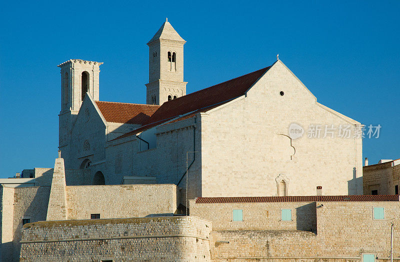 Bari (Apulia) Giovinazzo的大教堂和老城